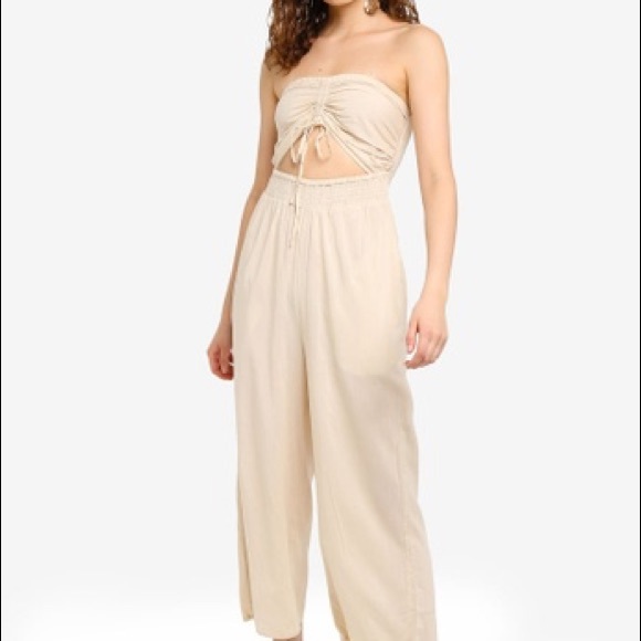 cotton culotte jumpsuit